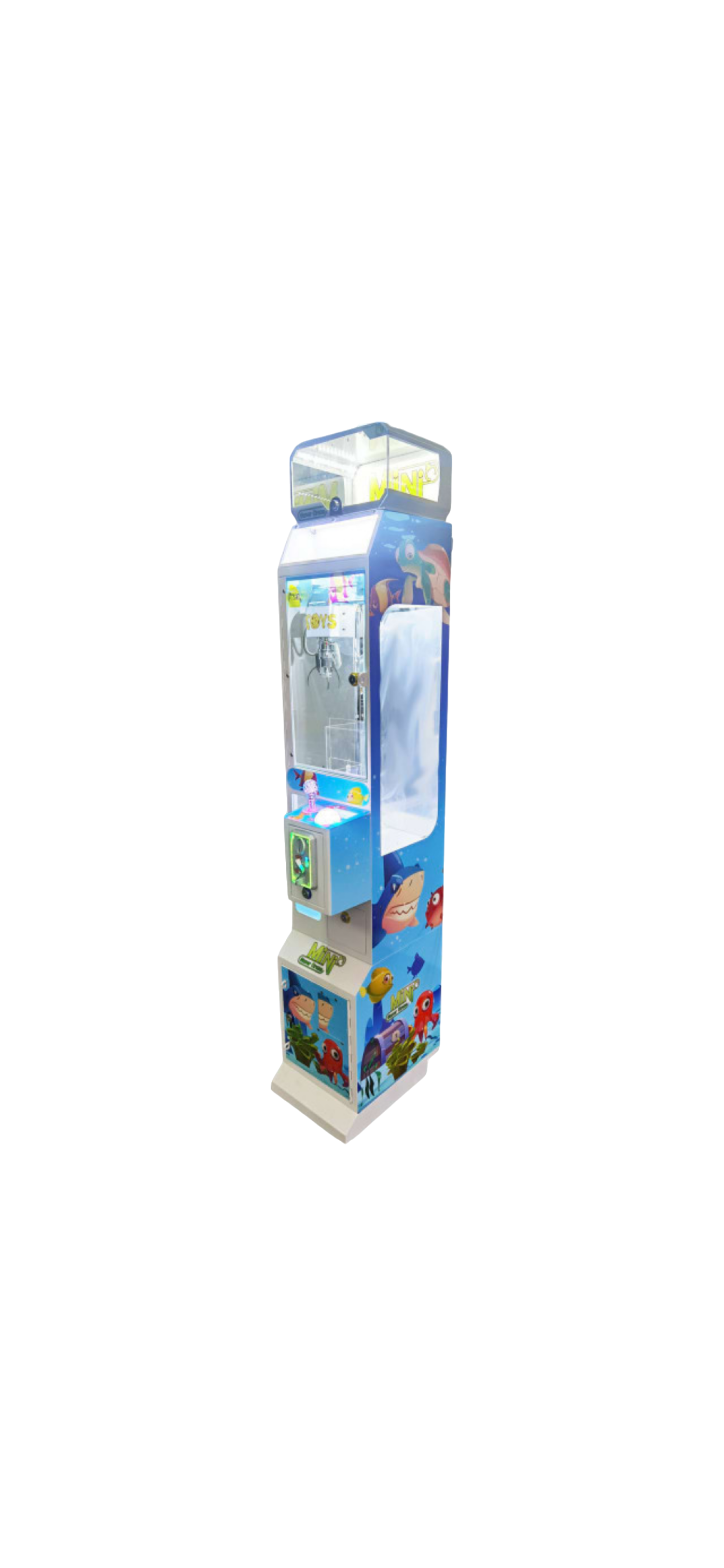Compact claw machine